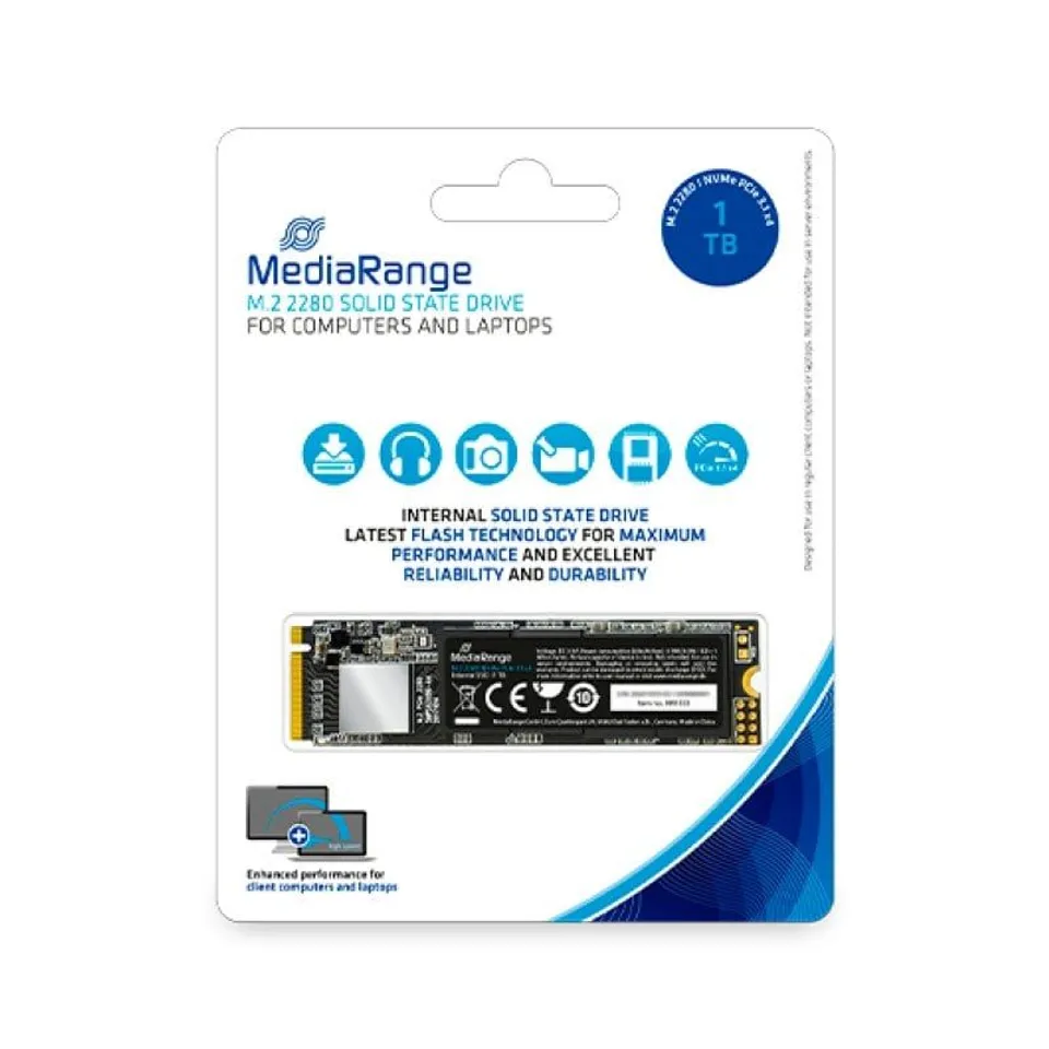 MediaRange MR1033 1TB M.2 PCIe NVMe 2200MB/s Gaming