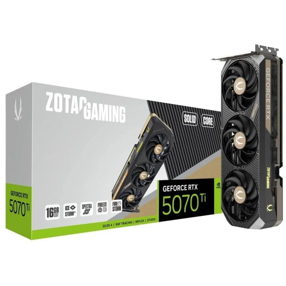 ZOTAC GAMING GeForce RTX 5070 Ti Solid Core 16GB GDDR7