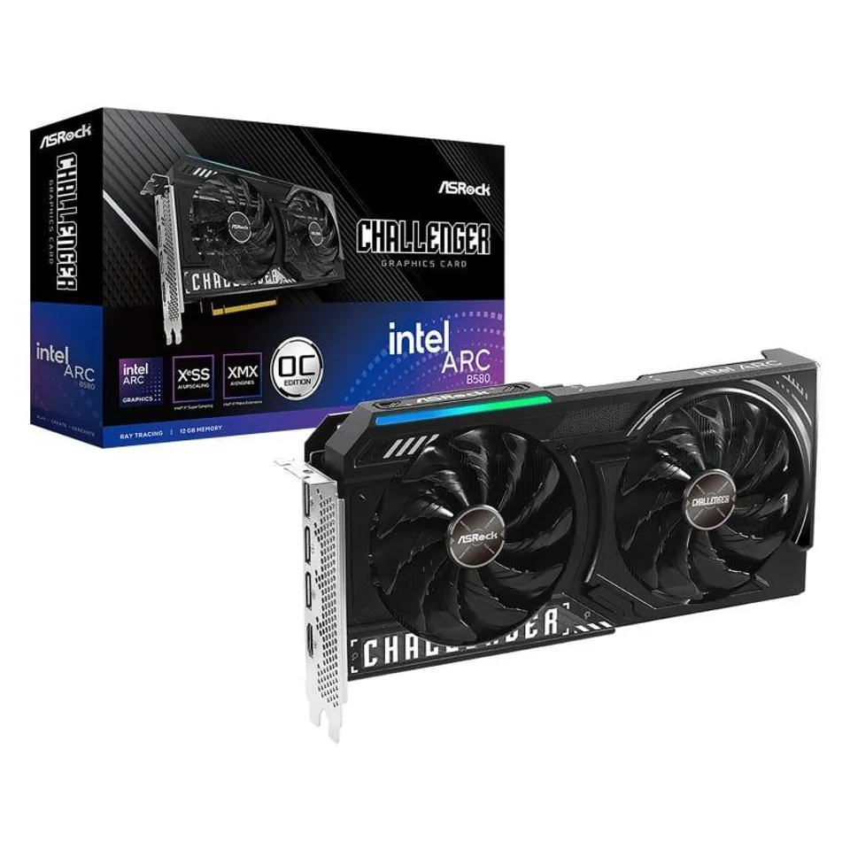 Asrock Arc B580 Challenger 12GB GDDR6 OC