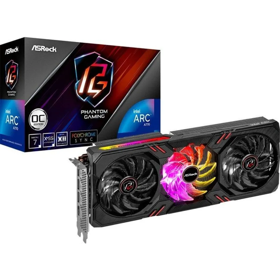 ASRock Intel ARC A770 Phantom Gaming OC 16GB GDDR6