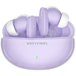 Vention Auriculares Inalámbricos Bluetooth con Estuche de Carga 7h Violeta