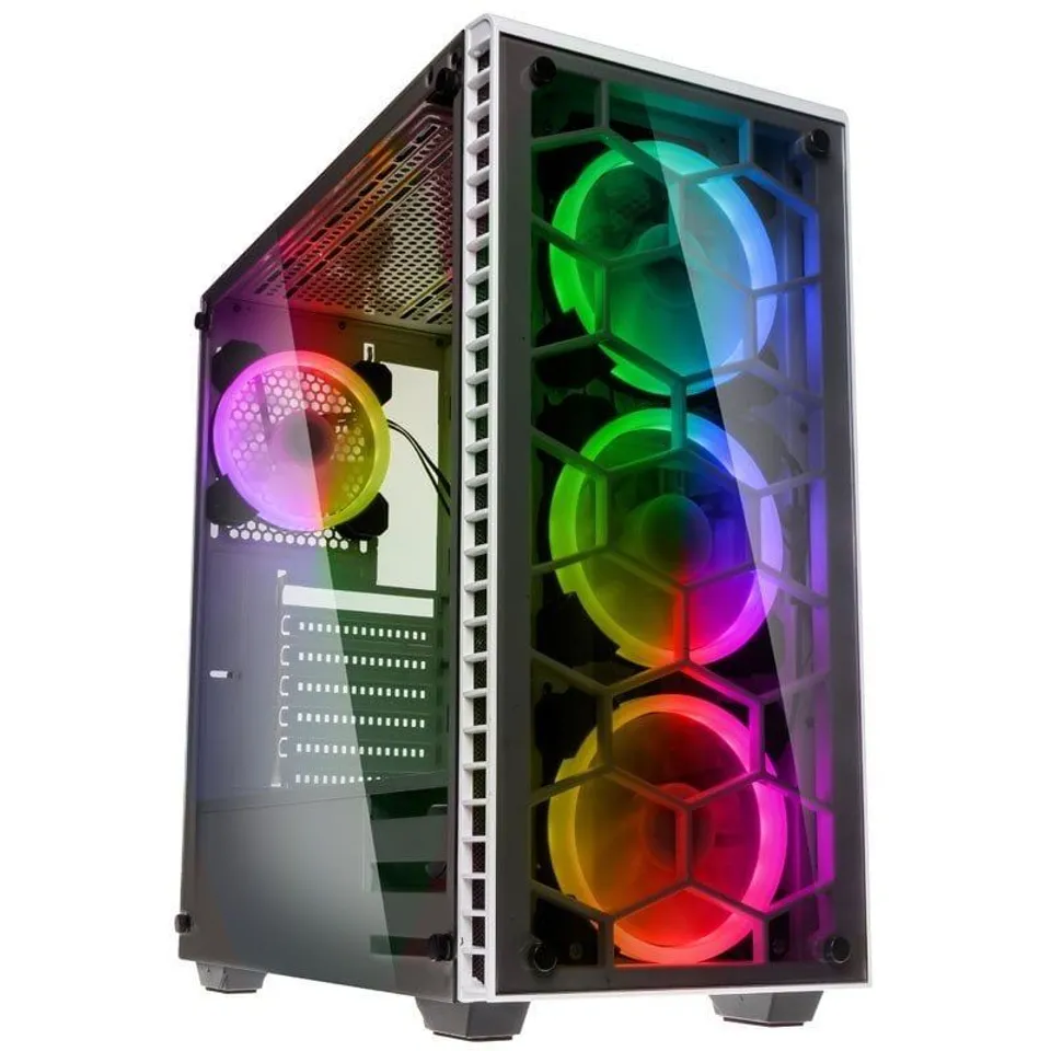 Kolink Observatory RGB Torre Computer Cristal Templado USB 3.0 Blanca