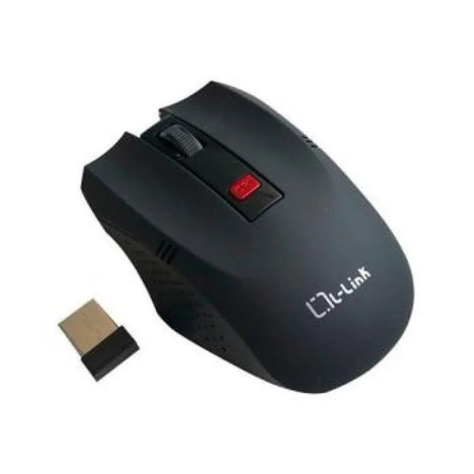 L-Link LL-2095-N Ratón Óptico Inalámbrico 1600DPI Negra