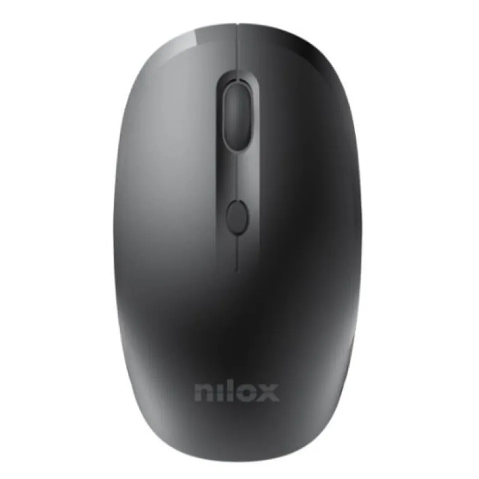 Nilox NXMOWI4003 Ratón inalámbrico 2400DPI Negro