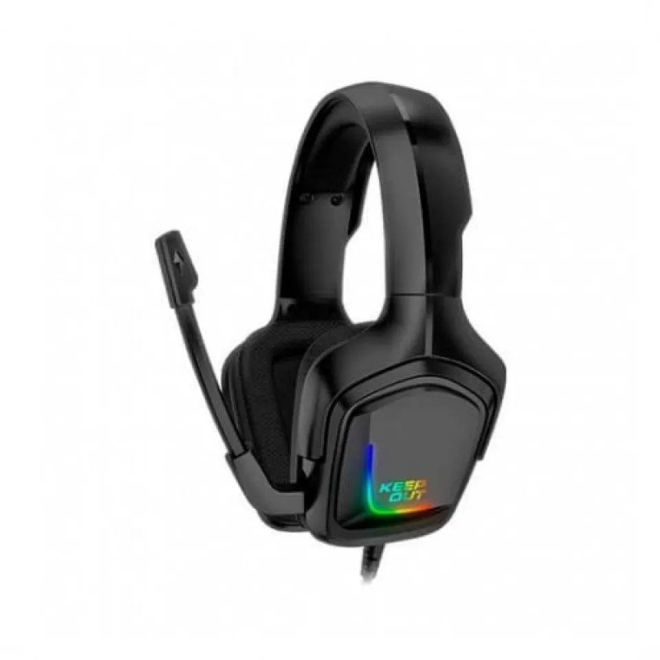 Keep Out HX601 Auriculares Gaming RGB Negros