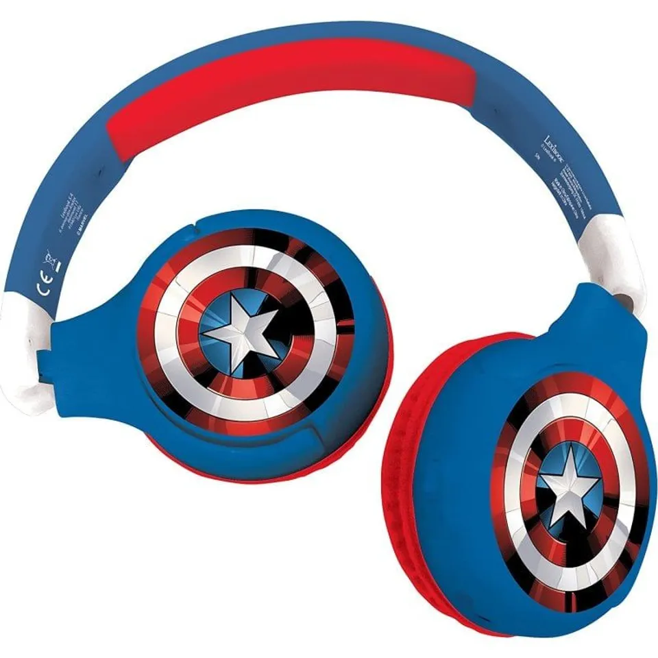 Lexibook Auriculares Bluetooth Infantiles Vengadores 2 en 1