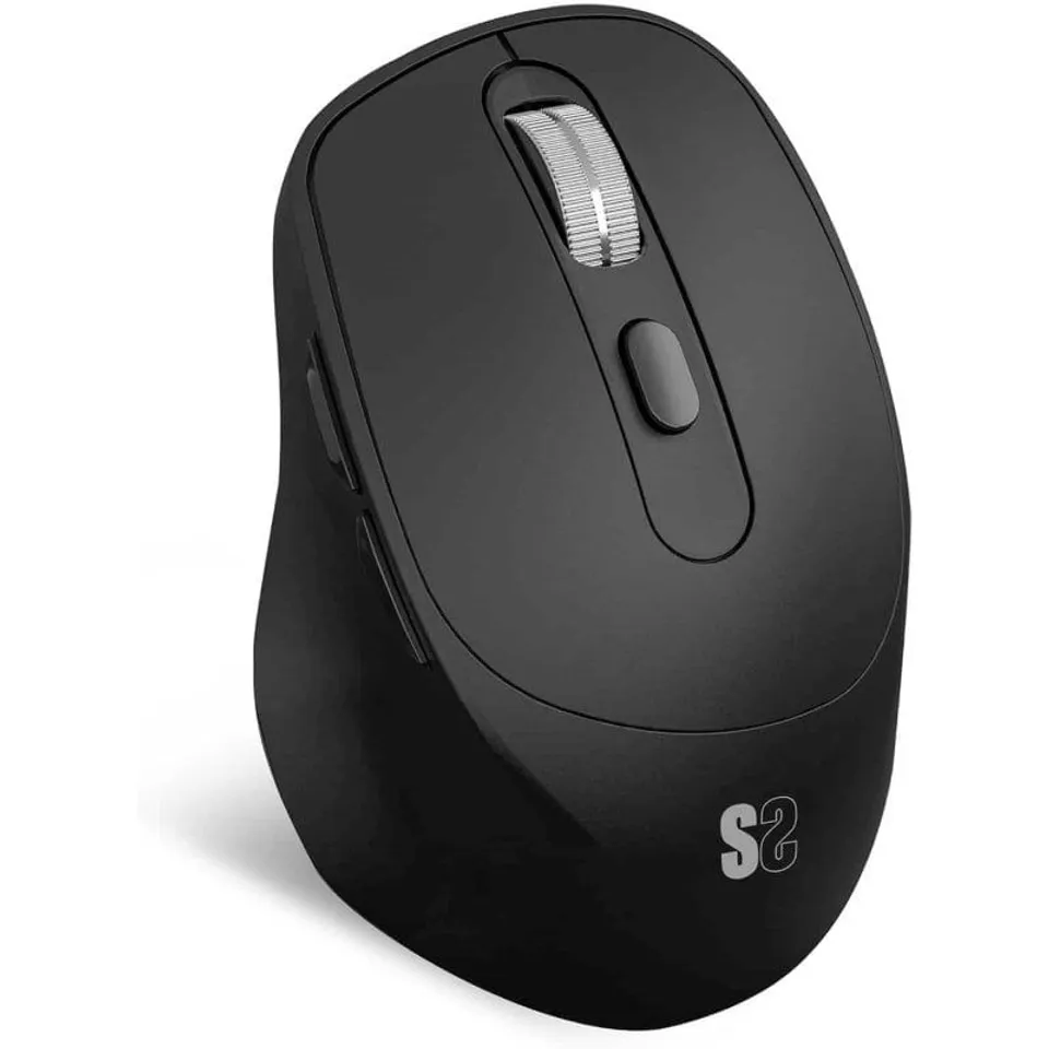 Subblim Comfort Ergo Dual Ratón Inalámbrico 2400 DPI Negro