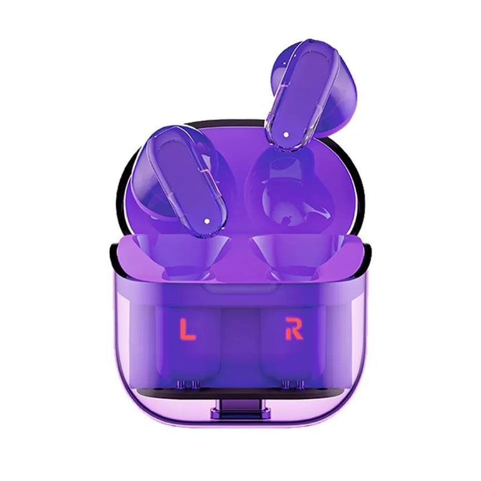Cool Crystal Auriculares Bluetooth Stereo Violetas