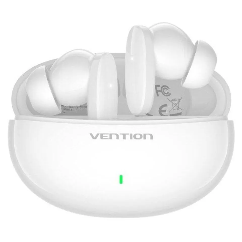 Vention NBFW0 Auriculares Bluetooth con Estuche Carga Blancos