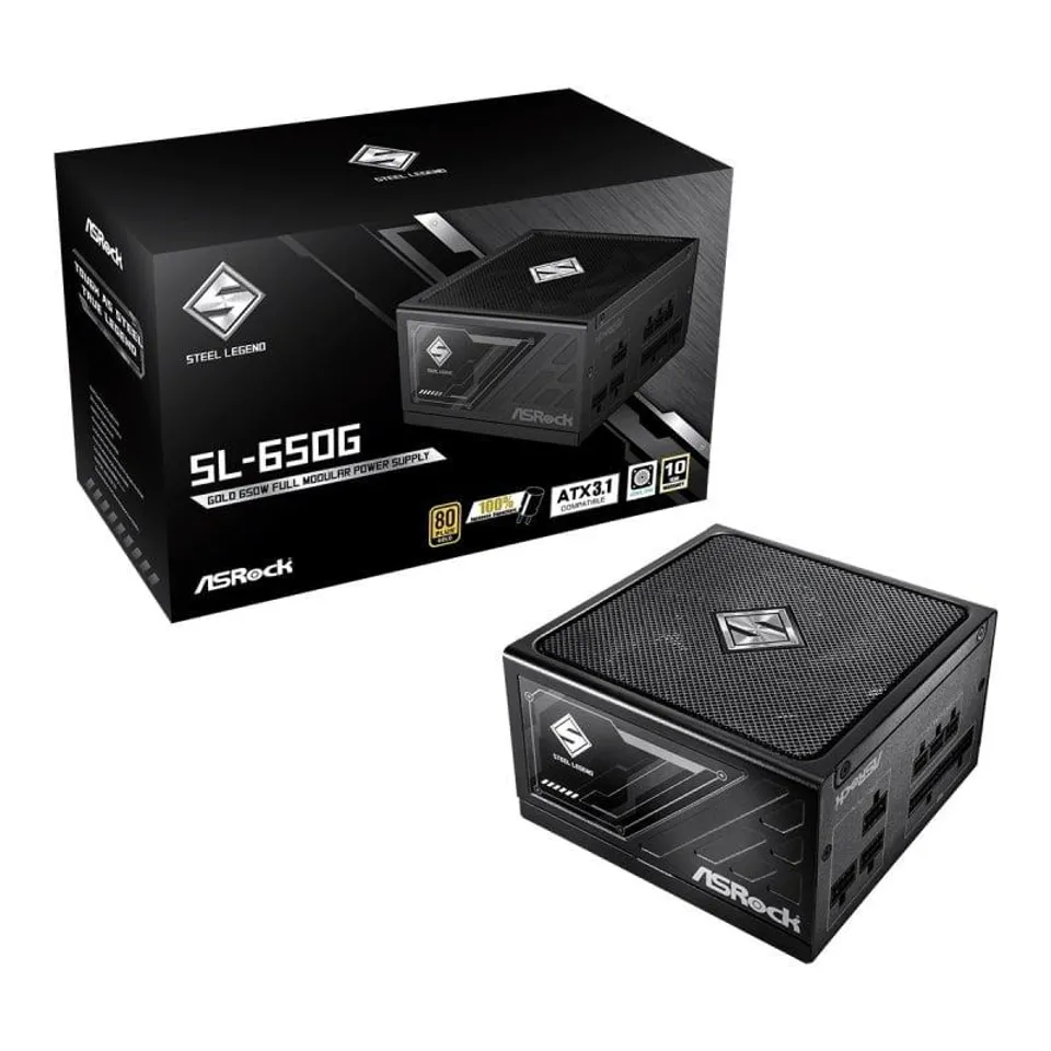 Asrock Challenger CL-650G Fuente de Alimentación 650W 80+ Gold Modular Negra