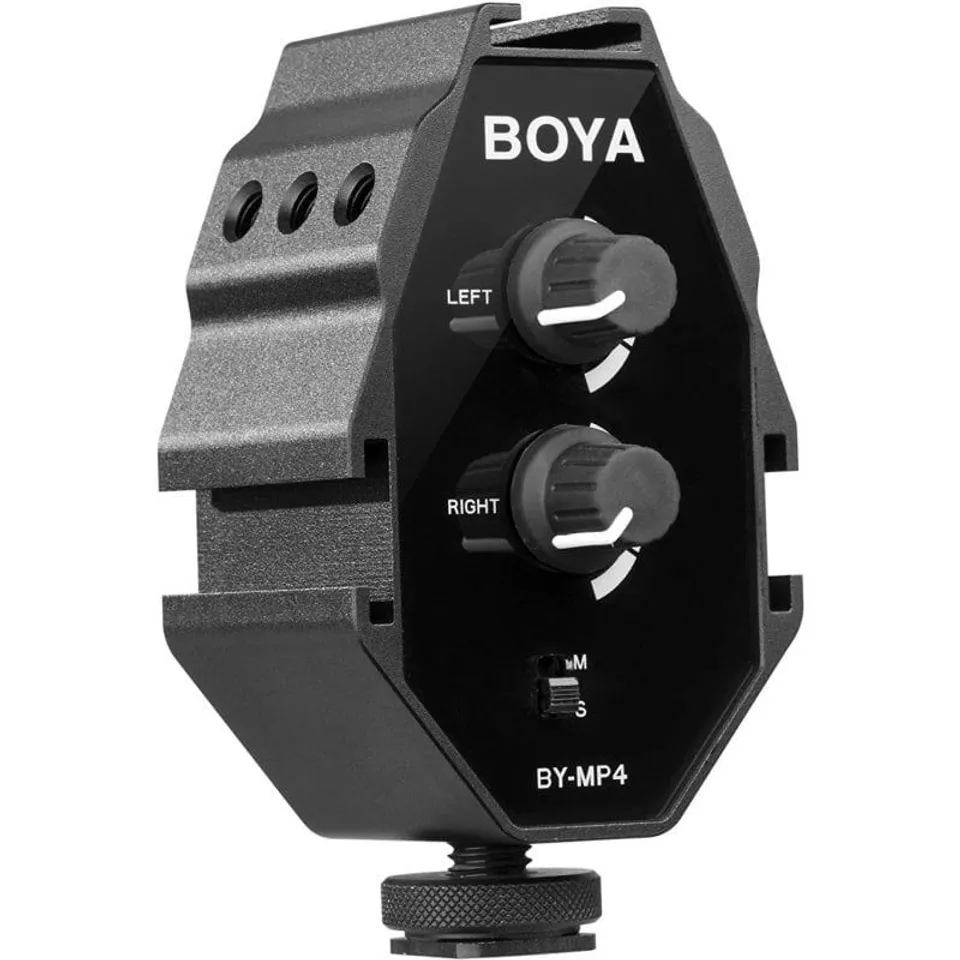 BOYA BY-MP4 Adaptador de Audio de 2 Canales