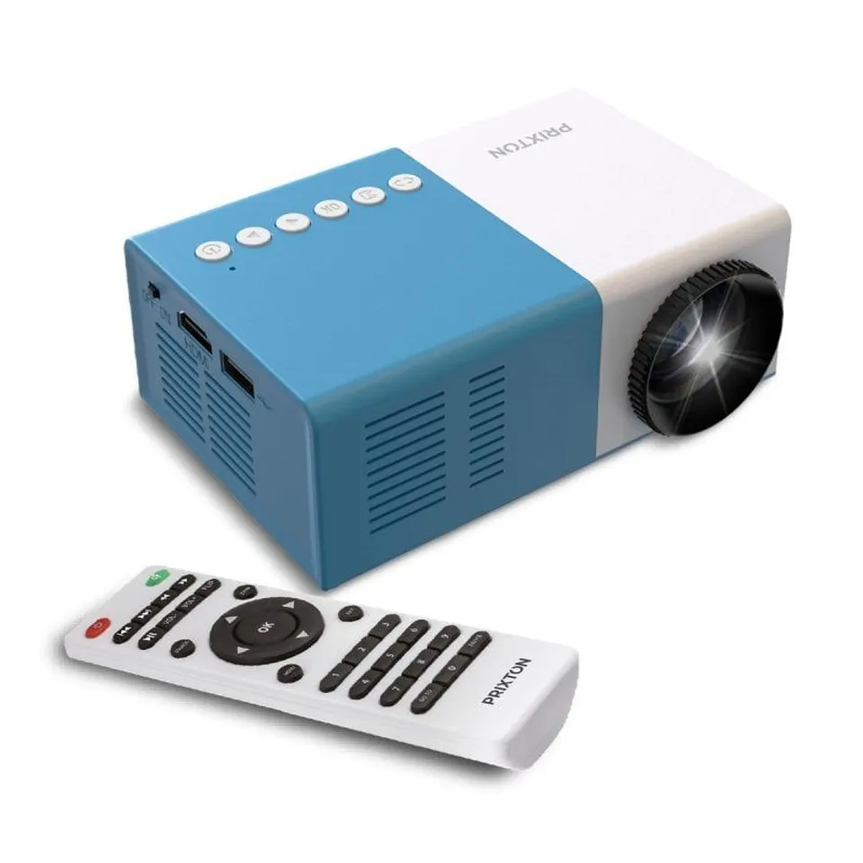 Prixton Cinema Mini ANSI LED Proyector QVGA 900 Lúmenes Azul