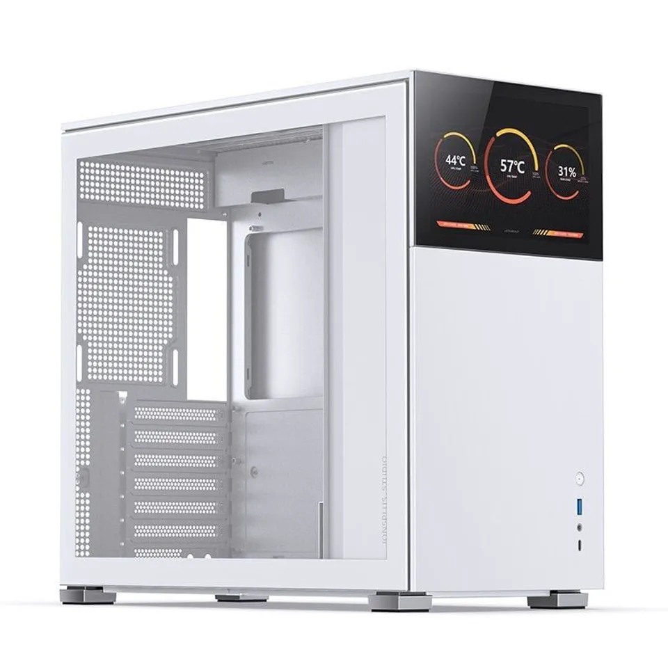 Jonsbo D41 STD Cristal Templado USB 3.2 Pantalla Blanca