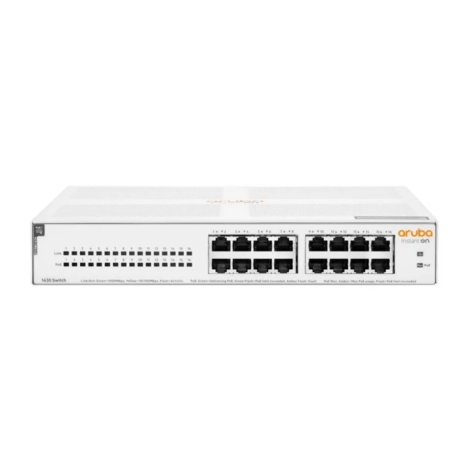 HPE Instant On 1430 Switch No Gestionado 16 Puertos Gigabit PoE 124W