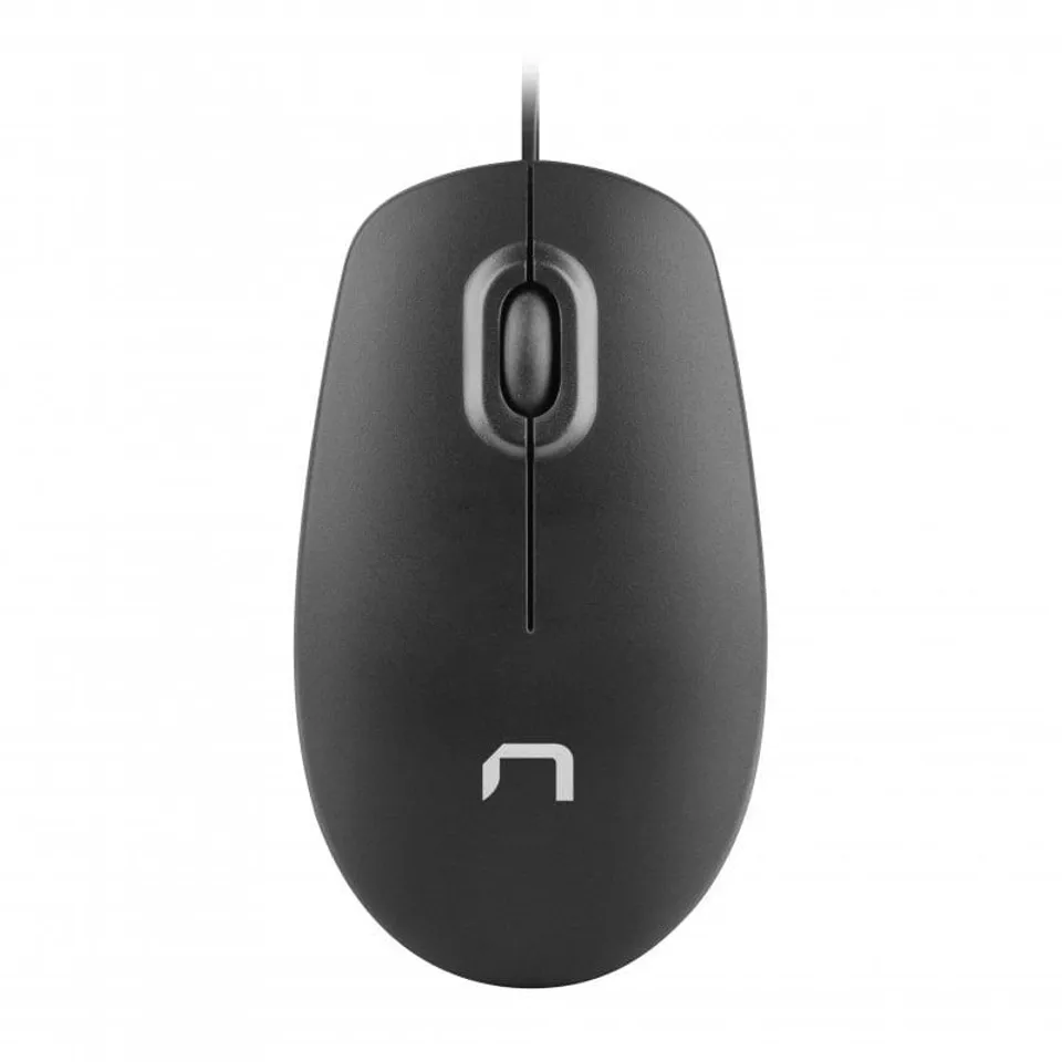 Natec Hawk Ratón Láser 1000 DPI Negro