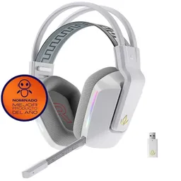 Forgeon Captain RGB Auriculares Gaming Inalámbricos Blancos