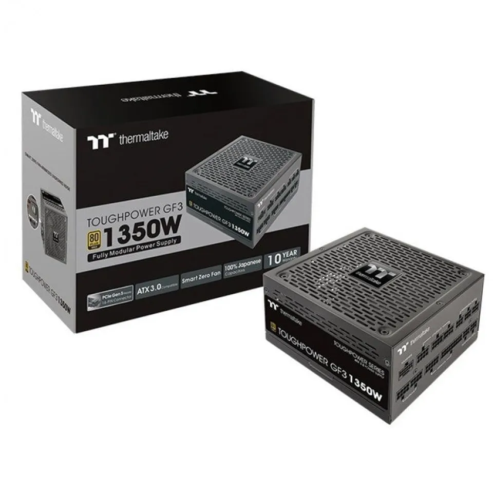 Thermaltake Toughpower GF 3 1350W PCIe Gen5 80+ Gold Modular