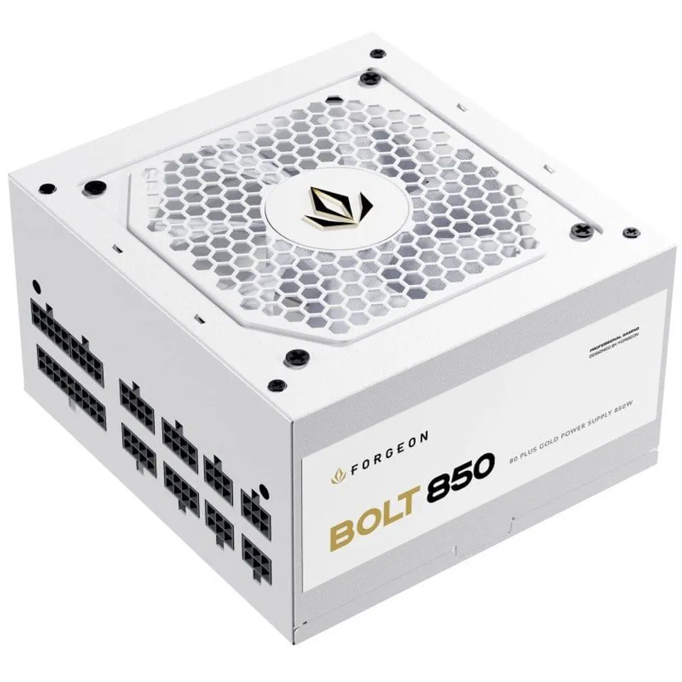Forgeon Bolt 850W 80+ Gold Fuente de Alimentación Modular Blanca