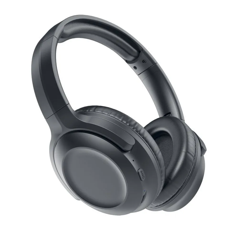 Muvit For Change ANC Cascos Estéreo Plegables, Negro