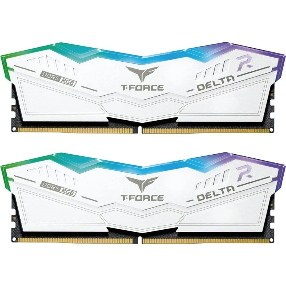 Team Group T-Force Delta DDR5-6000 64GB White RGB CL38