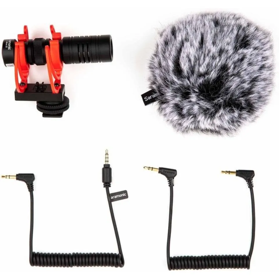 Saramonic Vmic-Mini-II Micrófono Cañón Profesional Negro