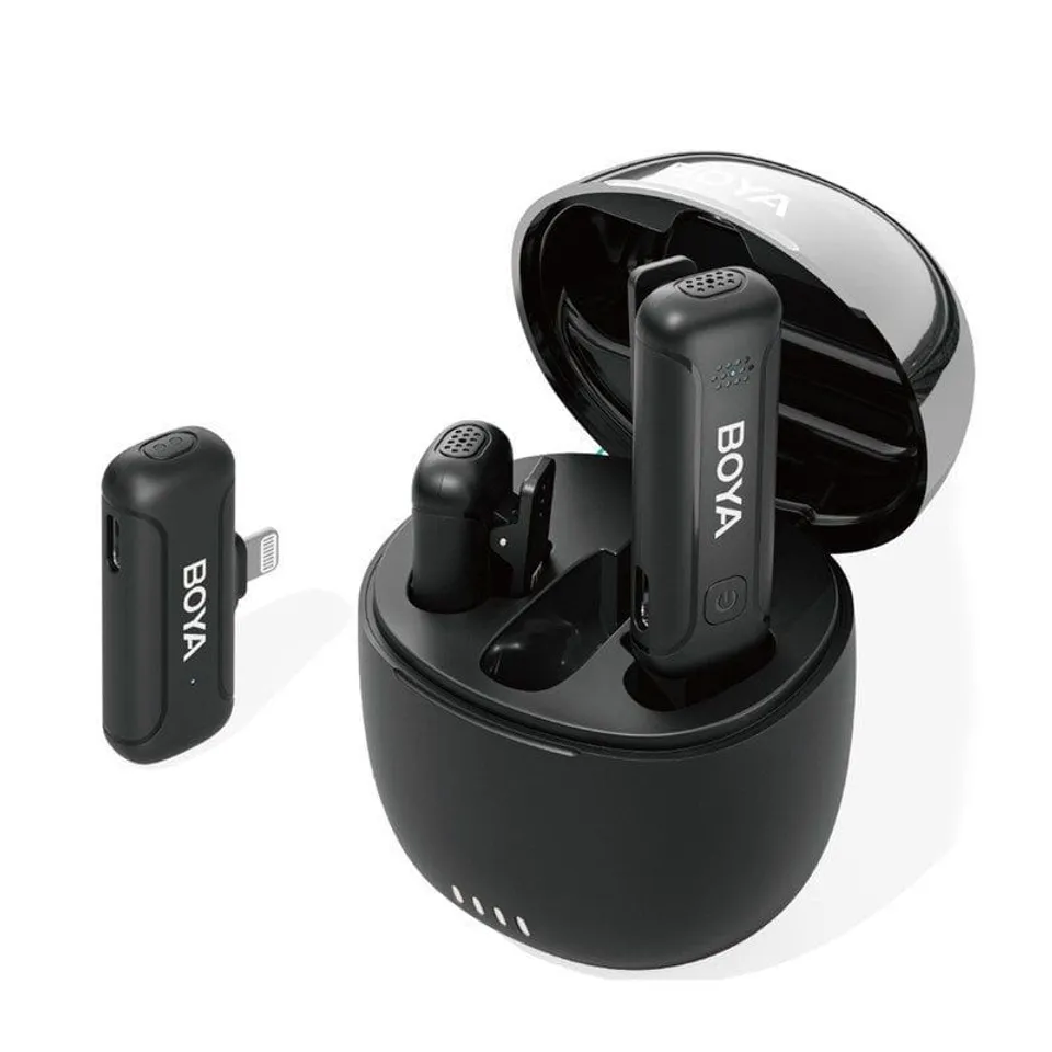 Boya BY-WM3T-D2 Mini Micrófono Inalámbrico 2.4GHz Omnidireccional Apple iOS