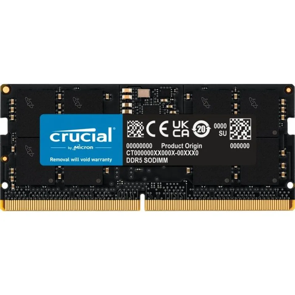 Crucial 24GB DDR5-5600 SO-DIMM ECC Unbuffered