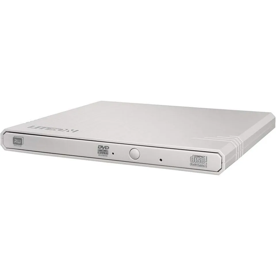 Liteon eBAU108 Grabadora DVD Externa Slim USB Blanca