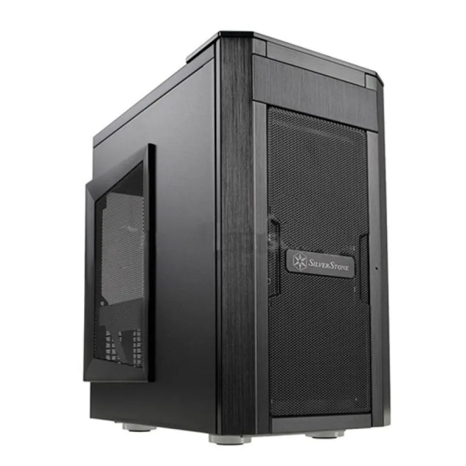 SilverStone SG03B USB 2.0 con Ventana Negra