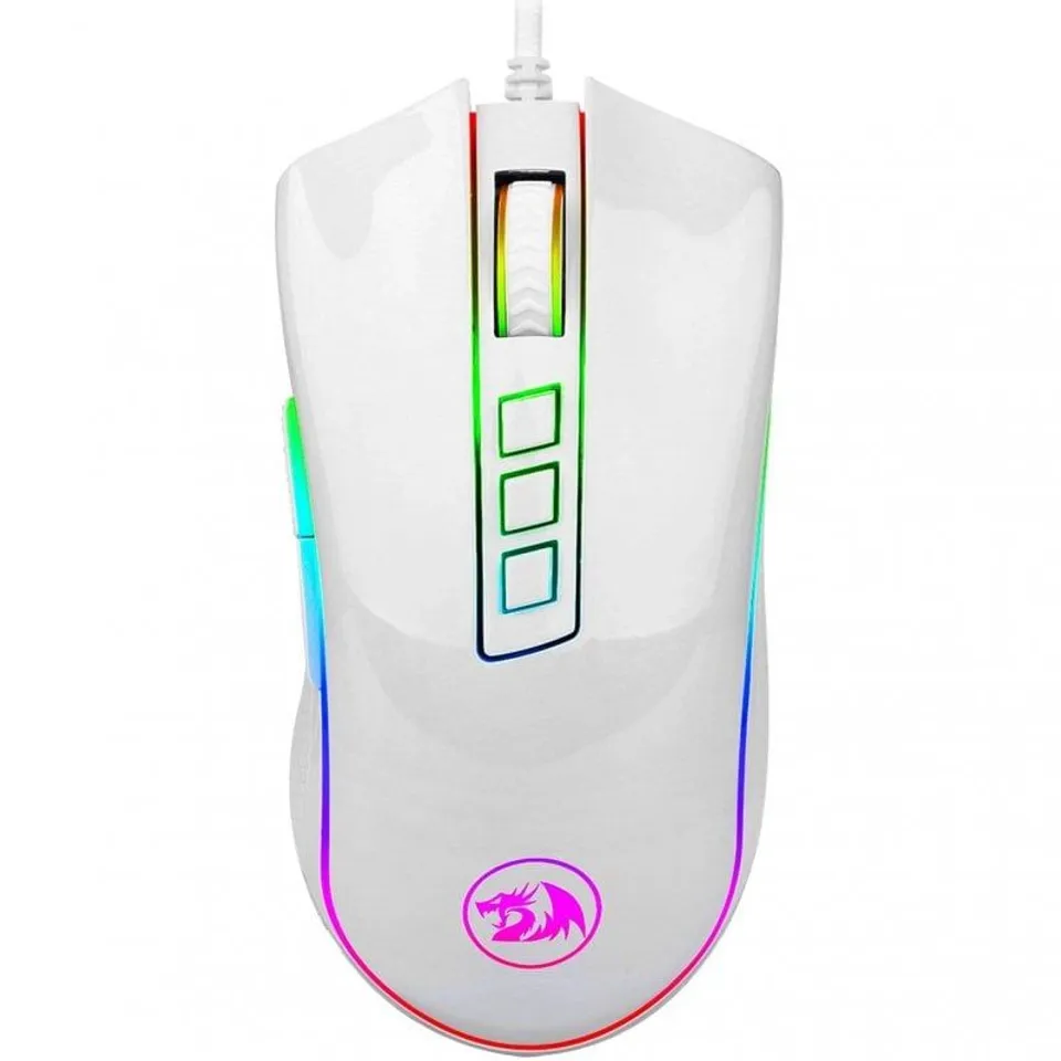 Redragon M711 Cobra White RGB Ratón Gaming 10000 DPI