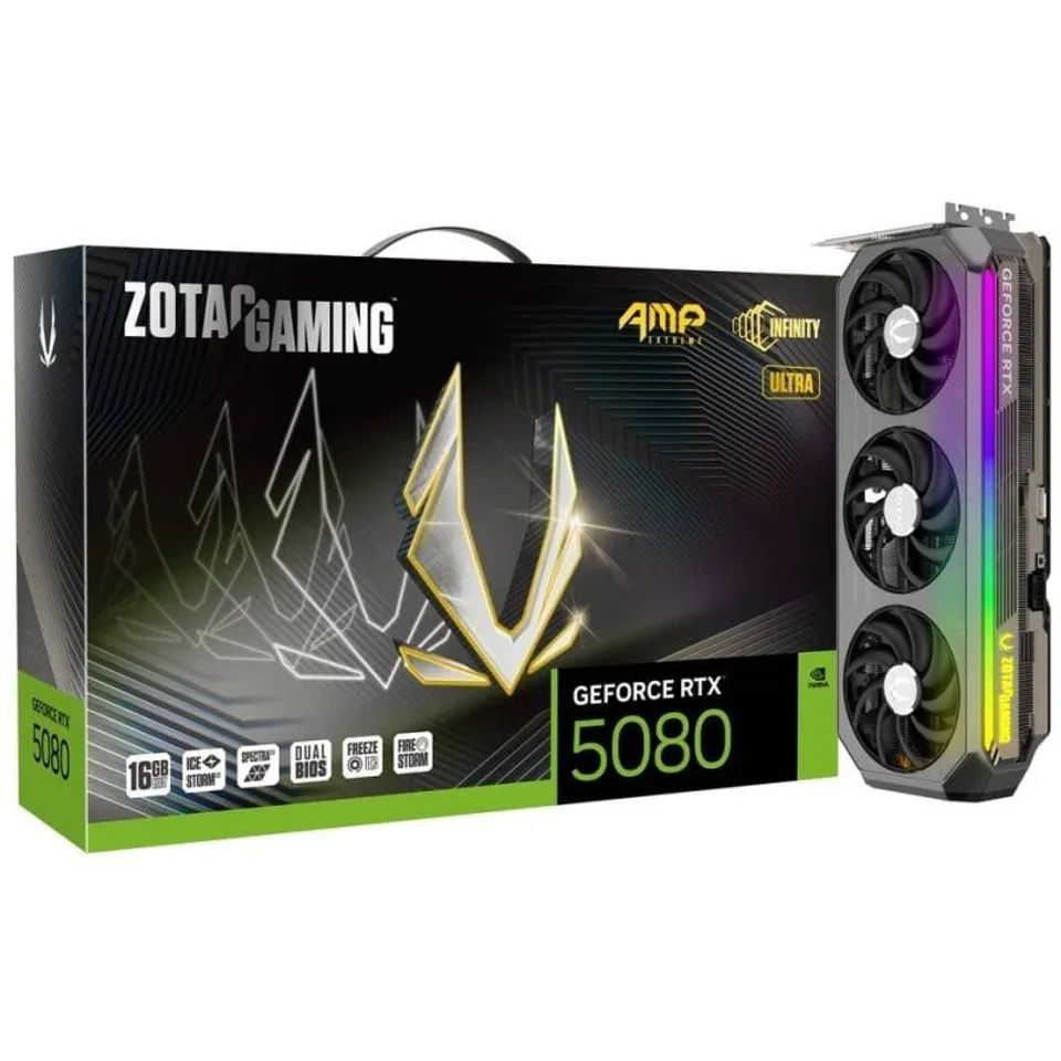 ZOTAC GeForce RTX 5080 AMP Extreme Infinity Ultra 16GB GDDR7