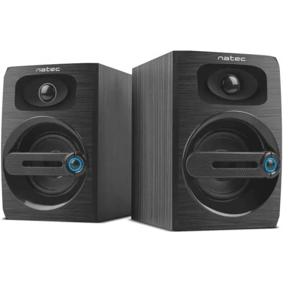 Natec Cougar Altavoces 2.0 6W RMS Negro