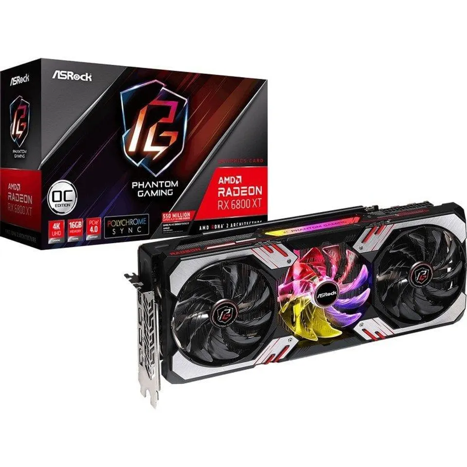Asrock Radeon RX 6800 XT Phantom Gaming OC 16GB GDDR6