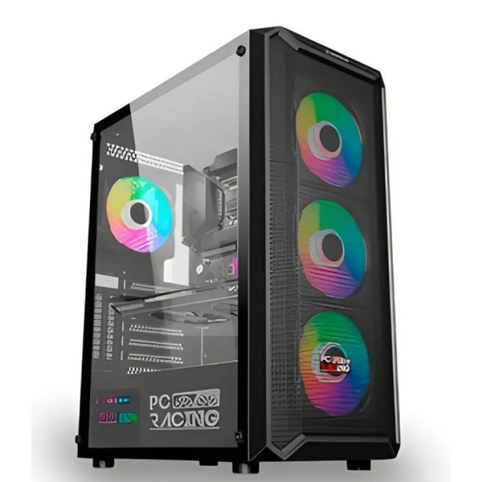 PC Racing Gaming Top i7-12700F 32GB 1TB SSD RX 7600 XT