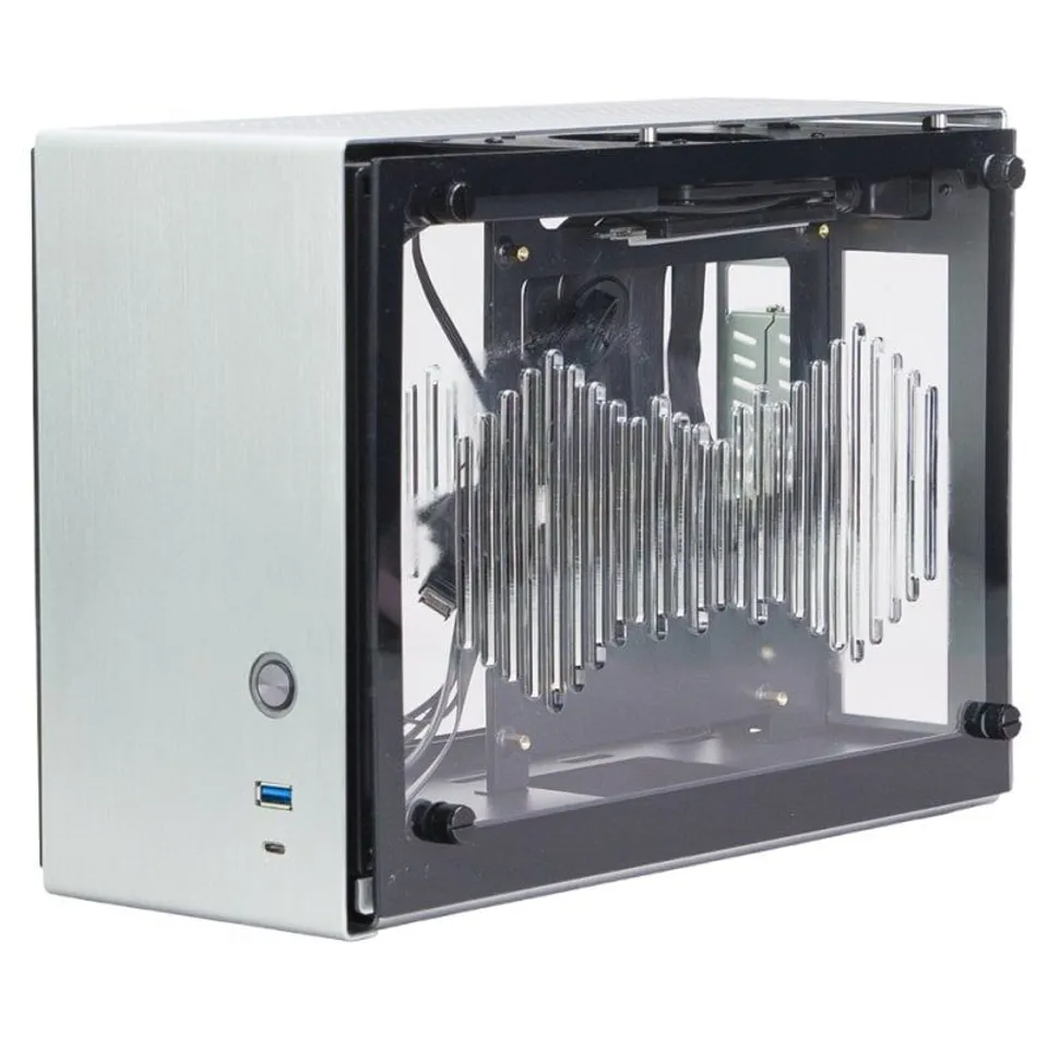 Zalman M2 Mini Plata Mini Tower Cristal Templado USB-C
