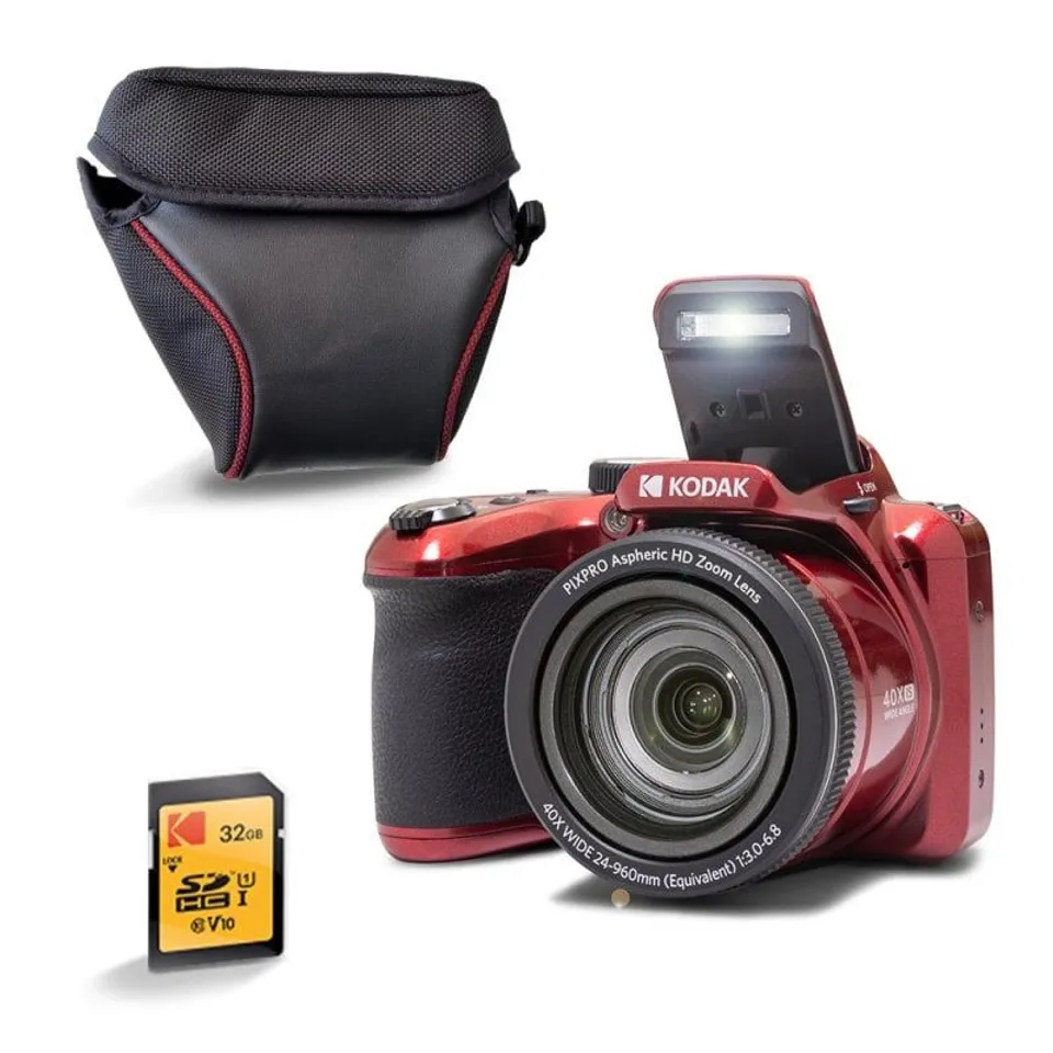 Kodak Pixpro AZ405 Cámara Digital Compacta 20 MP 40x Óptico Sensor CCD Tarjeta SD 32GB
