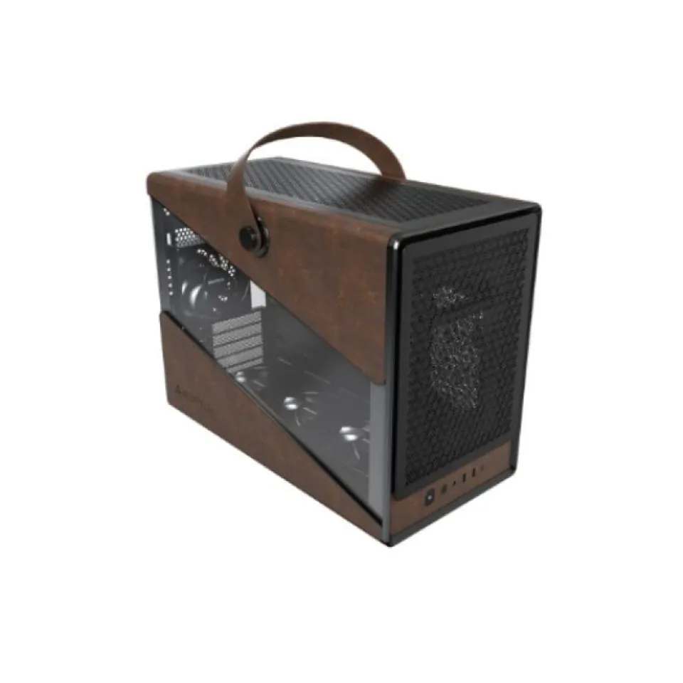 MONTECH HERITAGE PRO Micro-ATX Black w/ USB-C & 4x120mm Fans