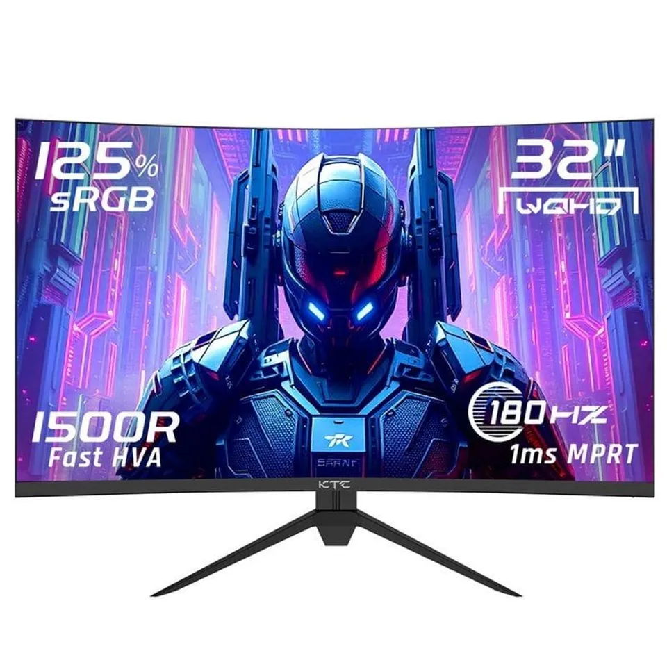 KTC H32S17 Monitor Curvo Gaming 32" QHD 180Hz