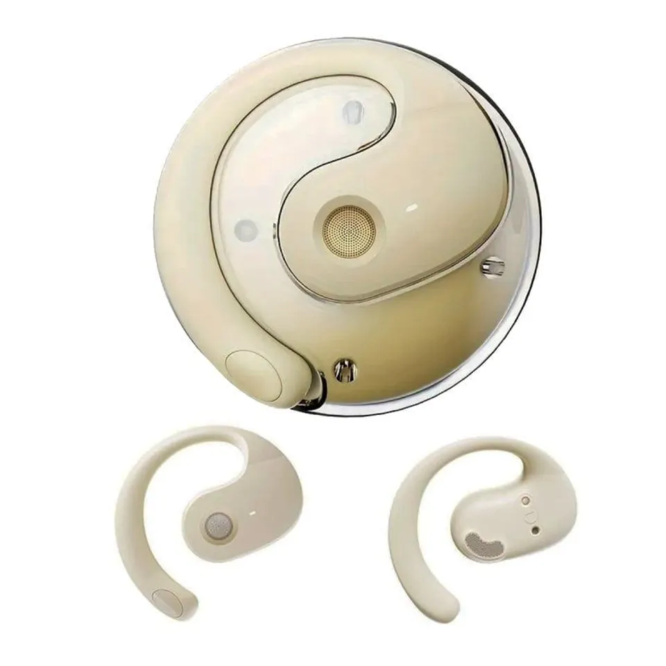 Klack X28 Auriculares Inalámbricos Deportivos BT ANC Crema