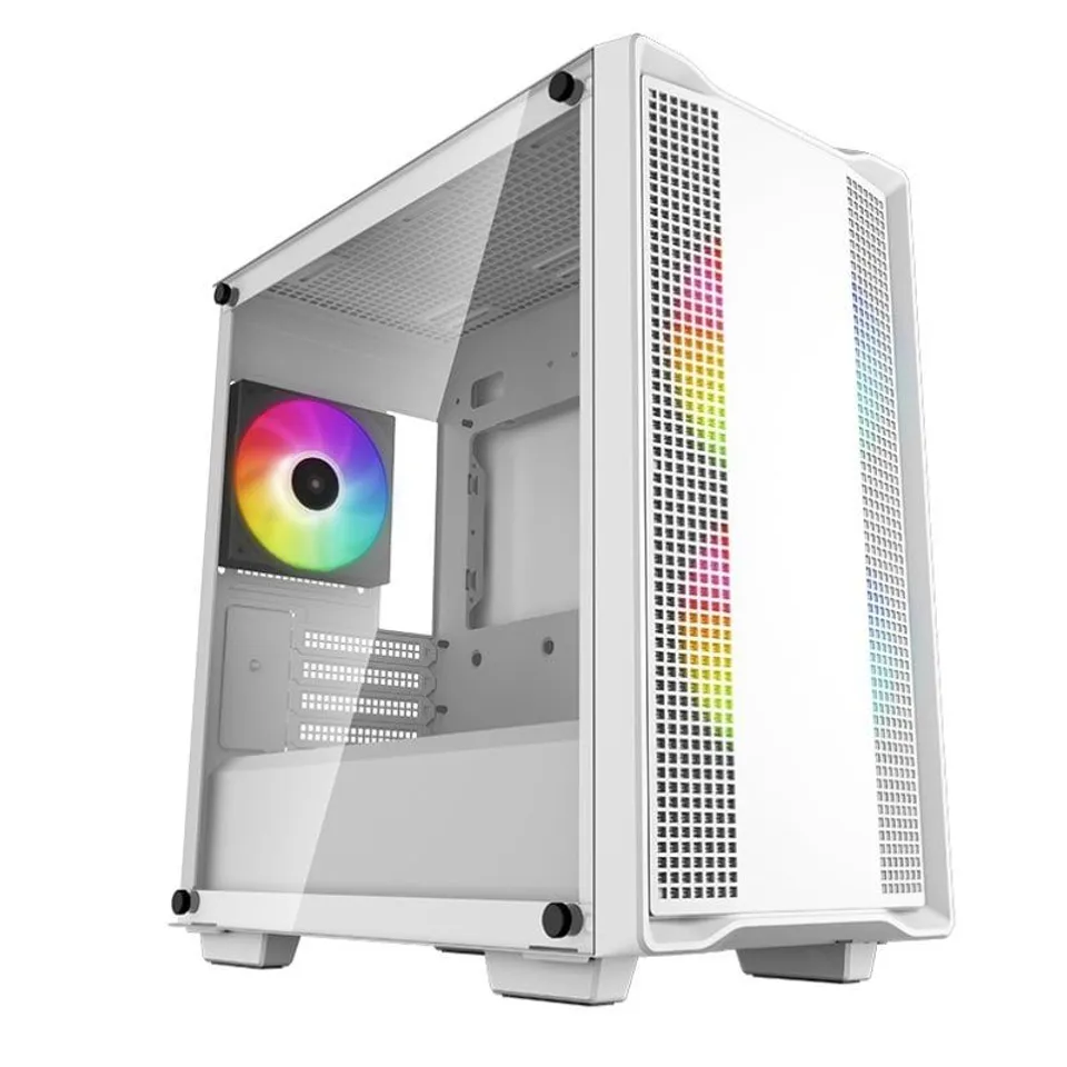 DeepCool CC360 ARGB Blanco Cristal Templado USB 3.0 mATX