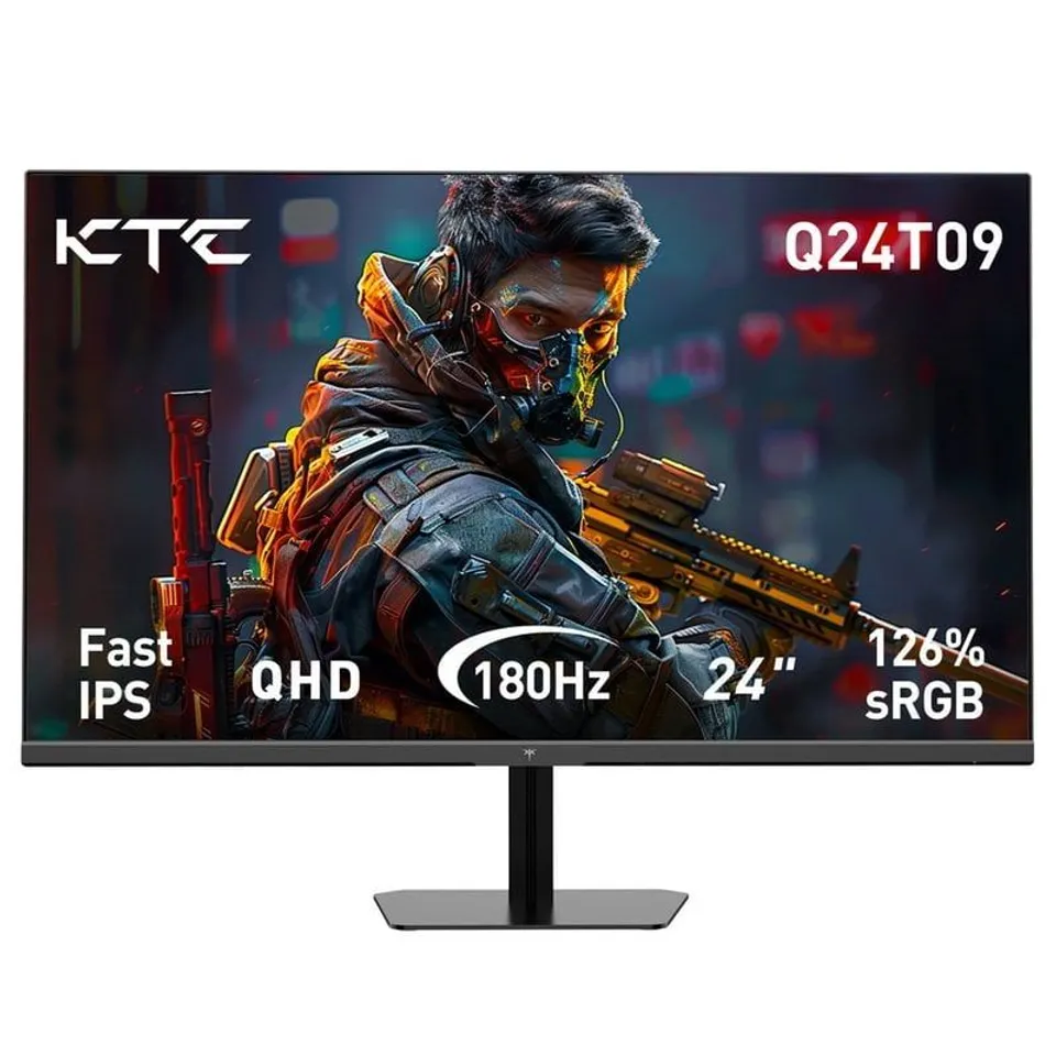 KTC Q24T09 24" QHD 180Hz IPS Gaming Monitor FreeSync/G-Sync