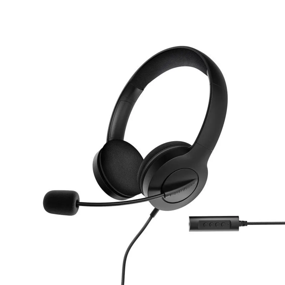 Energy Sistem Auriculares USB/Jack Mic Retráctil Memory Foam