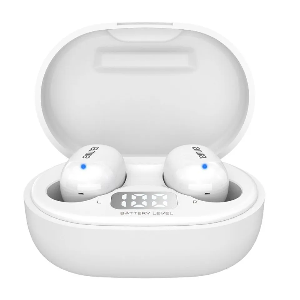 Aiwa EBTW-150 Auriculares Bluetooth Blancos