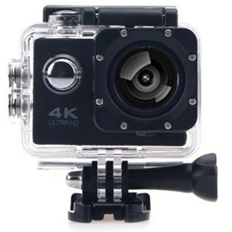 Kinsi D800 Cámara Deportiva 4K Wi-Fi Negra