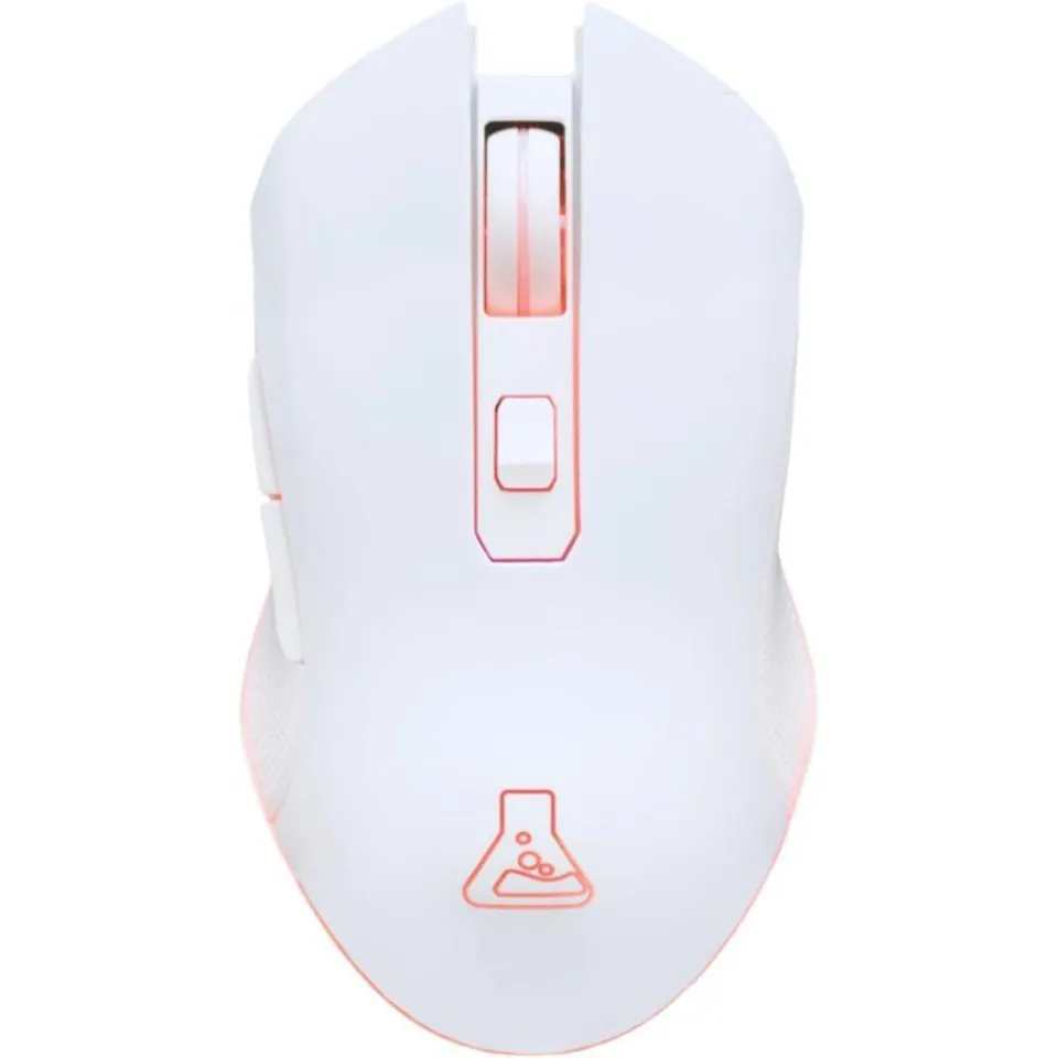 G-Lab Kult Helium WL Ratón Gaming RGB 6400 DPI Blanco