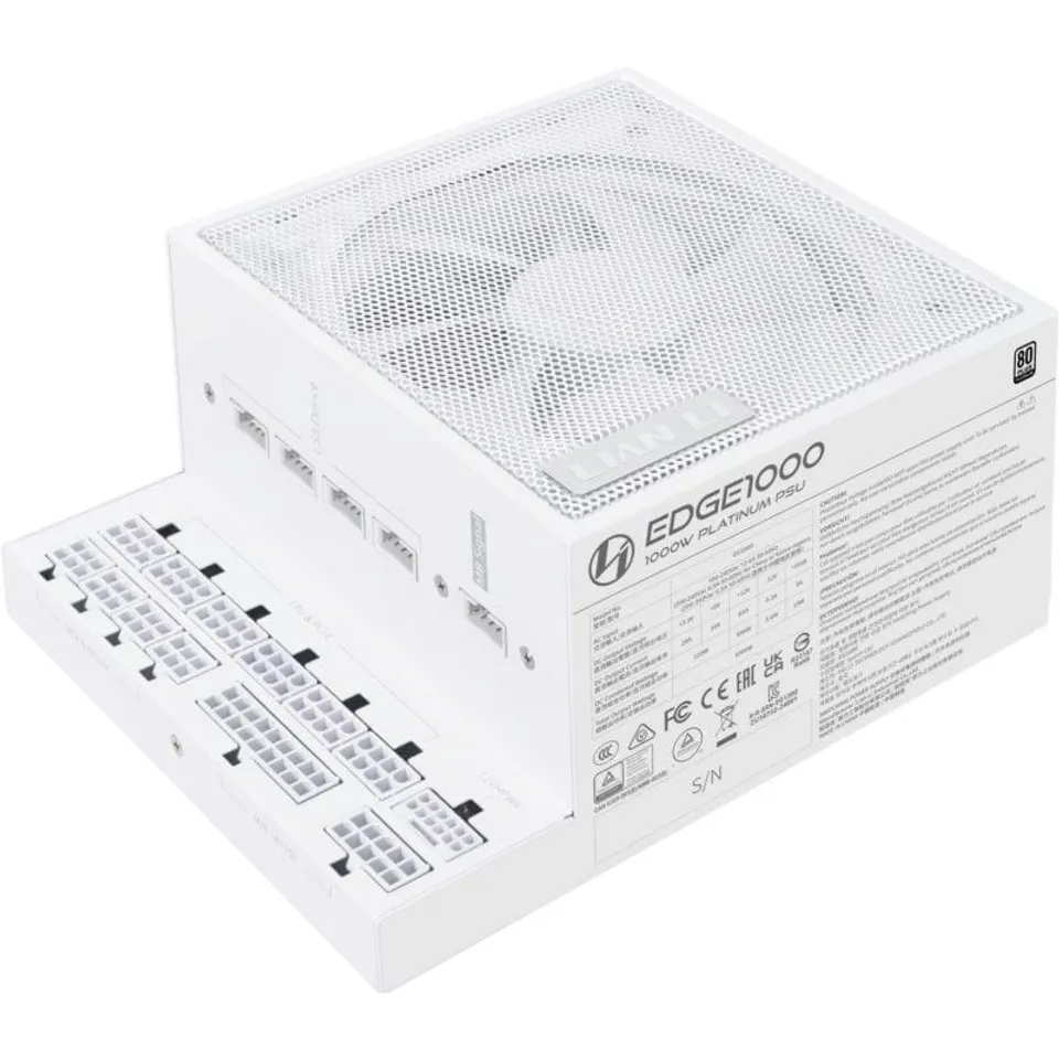 Lian-Li EDGE 1000 White ATX 3.1 Modular 1000W 80+ Platinum