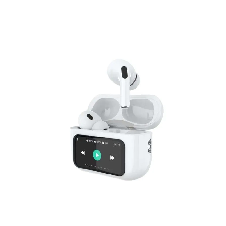 DCU Tecnologic Auriculares BT5.4 con Pantalla Táctil y ANC