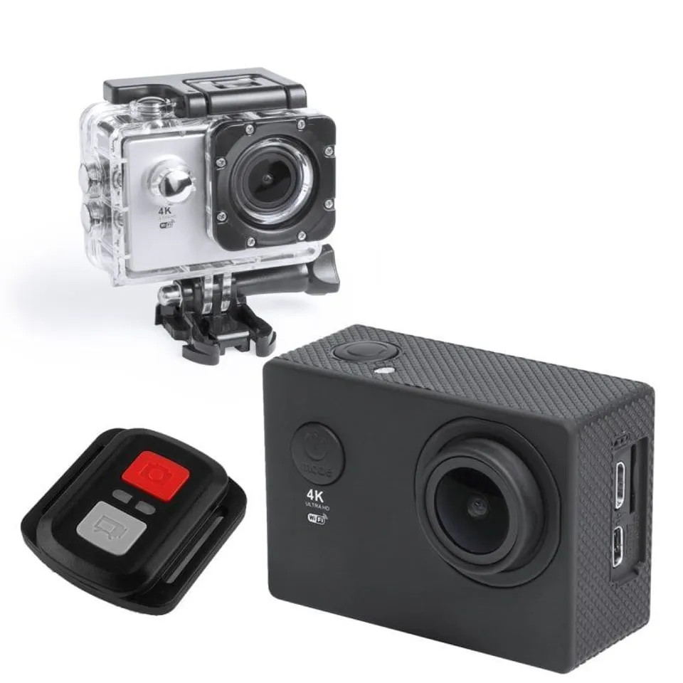 Klack Pro 4K Cámara Deportiva de Acción con Mando – Negra