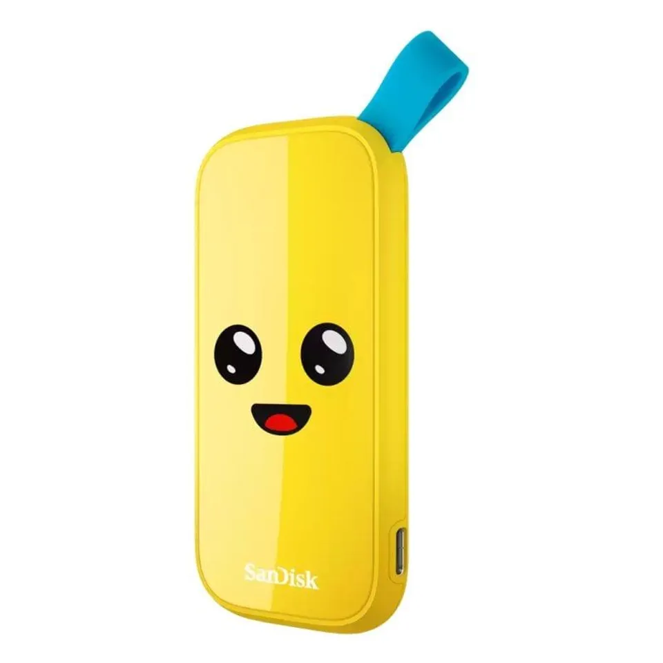 SanDisk SDSSDE30-1T00-G25F 1TB USB3.2 Gen2 Amarillo Cable C-A