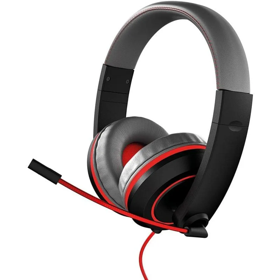 Gioteck XH100 S Auriculares Gaming Multiplataforma Negro Rojo